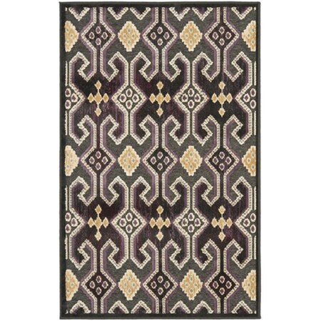 Safavieh Paradise Power Loomed Rectangle Rug- Anthracite - Anthracite- 8 X 11 Ft. 2 In. PAR152-2330-8
